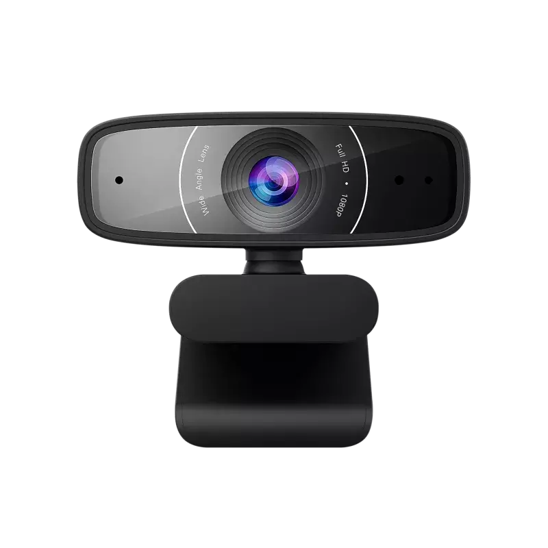Cameră Web ASUS C3, Full-HD 1080P, Negru