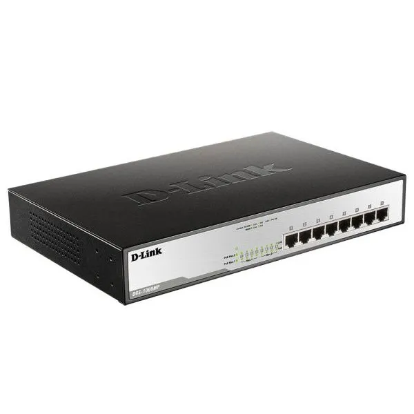 Comutator PoE D-Link DGS-1008P, 8x IEEE 802.3af/at