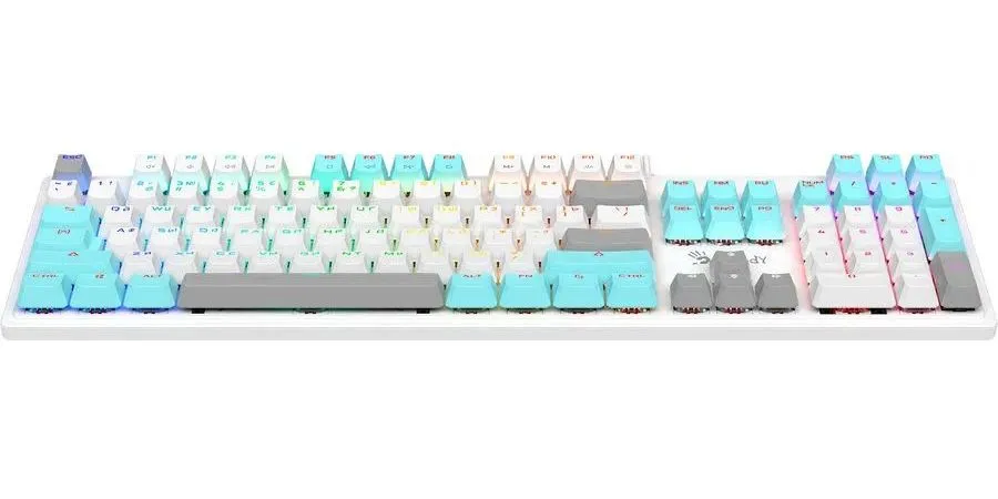 Tastatură Bloody S510R, Cu fir, White