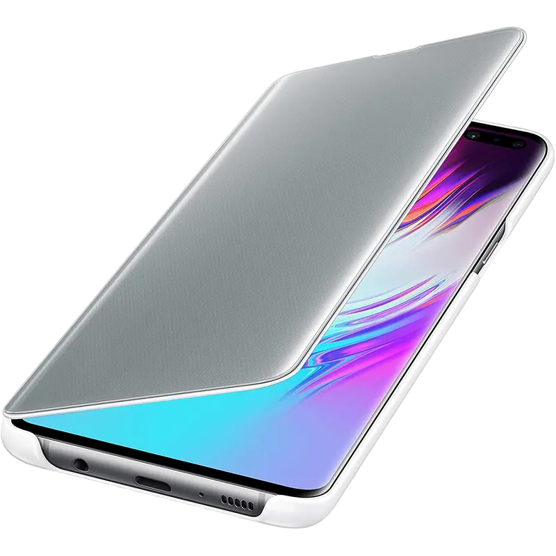 Husă Samsung Clear view Cover for Galaxy S10E, White