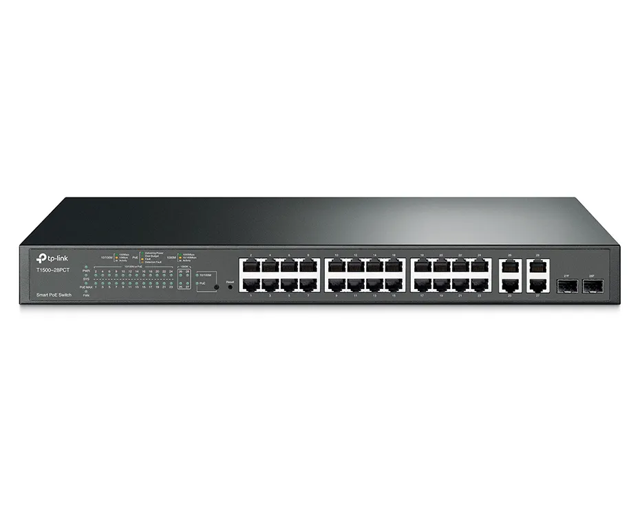 Comutator PoE TP-LINK T1500-28PCT, IEEE 802.3af/at