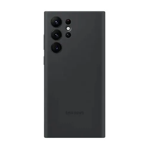 Husă Samsung Silicone Cover for Galaxy S22 Ultra, Negru