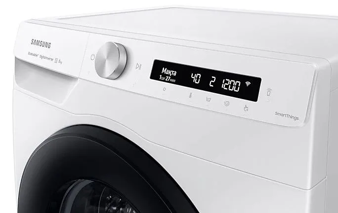Mașină de spălat Samsung WW80A6S24AW/LD, 8kg, Alb