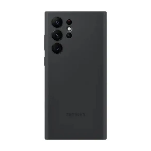 Husă Samsung Silicone Cover for Galaxy S22 Ultra, Negru
