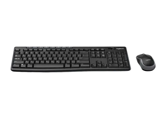 Set Tastatură + Mouse Logitech MK270, Fără fir, Negru