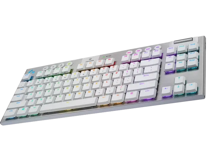 Tastatură Logitech G915 TKL, Fără fir, Alb
