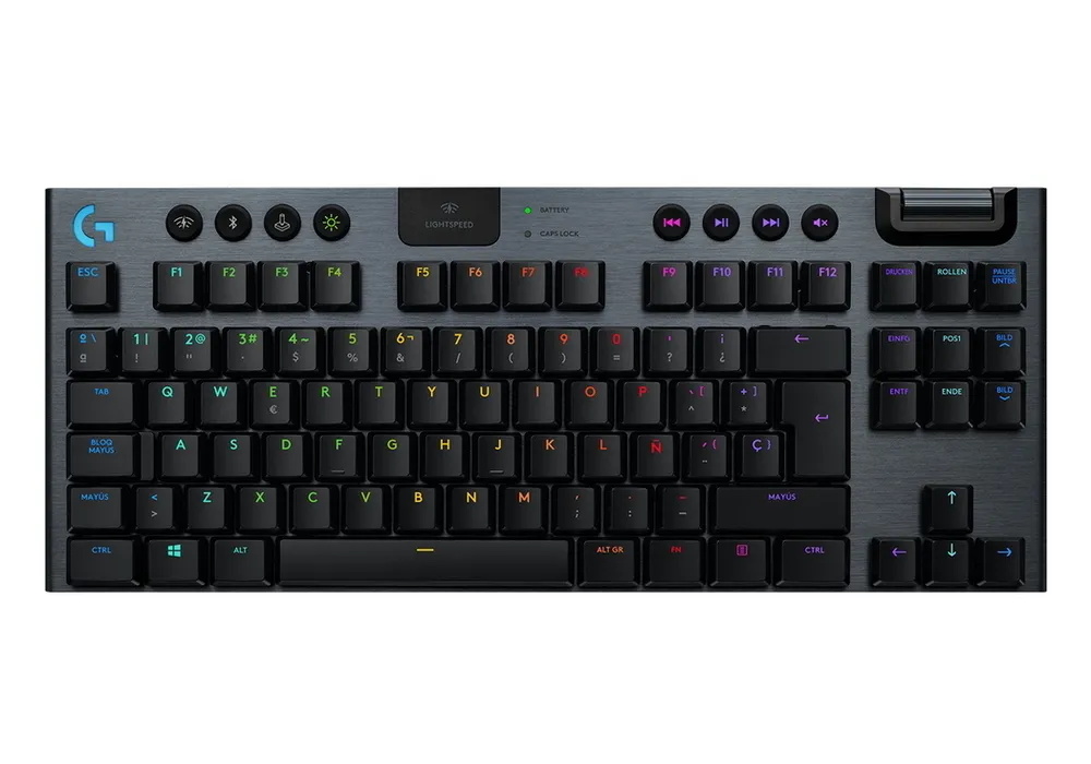 Tastatură Logitech G915 TKL, Fără fir, Alb