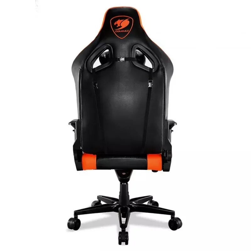 Scaun Gaming Cougar Armor Titan, PVC Piele, Negru/Portocaliu
