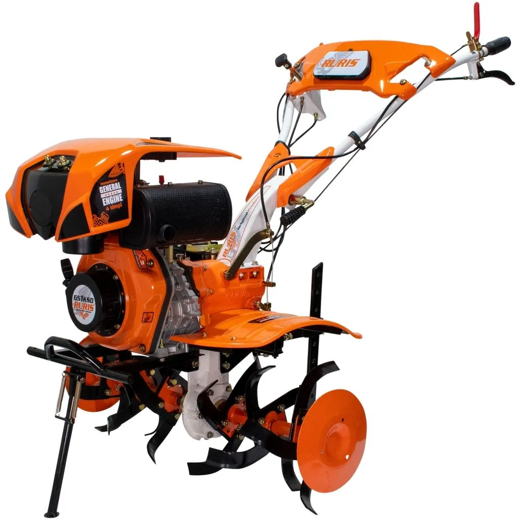Motocultor motorină Ruris 651KSD + freză + rariță