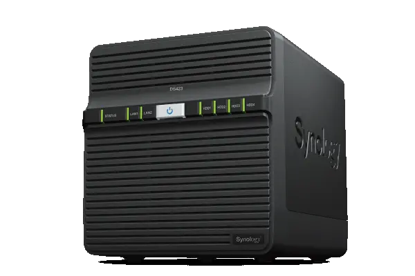 Stocare atașată la rețea SYNOLOGY DS423, Negru