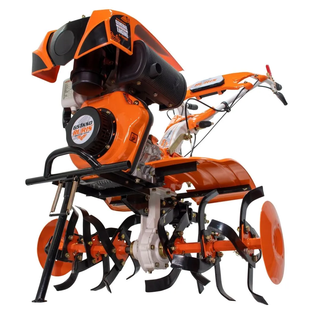 Motocultor motorină Ruris 651KSD + freză + rariță