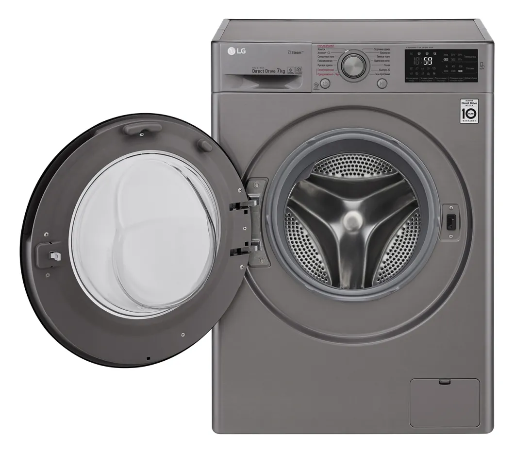 Mașină de spălat LG F2J5HS6S, 7kg, Gri