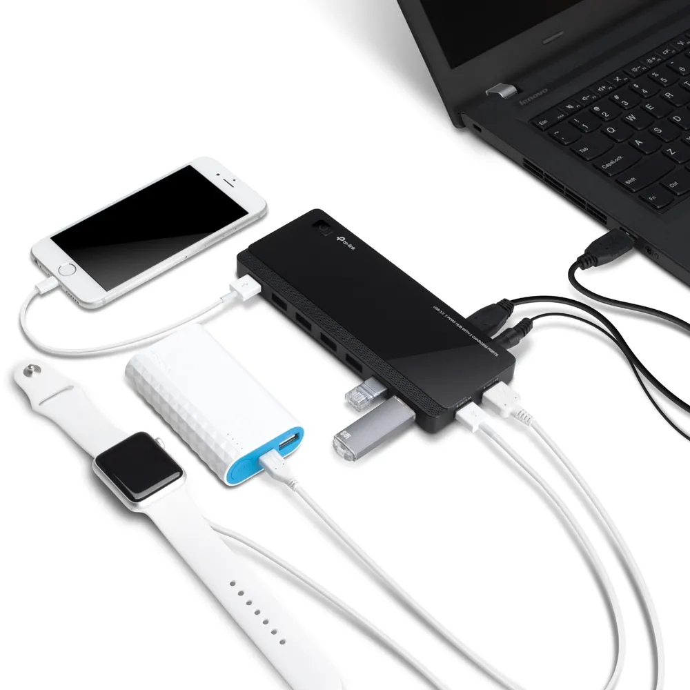 Adaptor Hub TP-LINK UH720, Negru