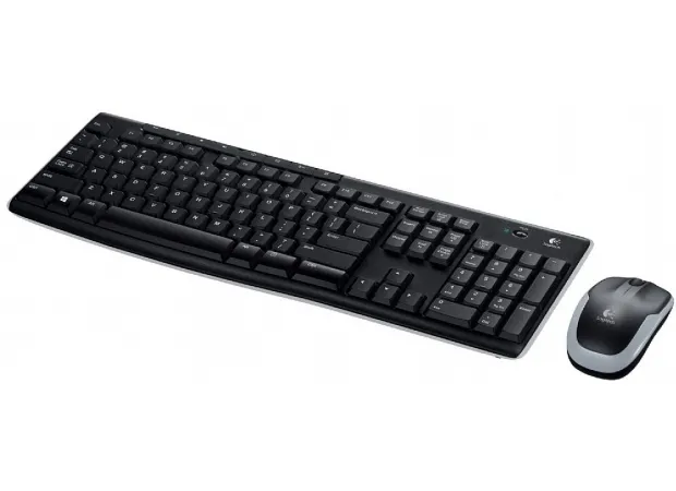 Set Tastatură + Mouse Logitech MK270, Fără fir, Negru