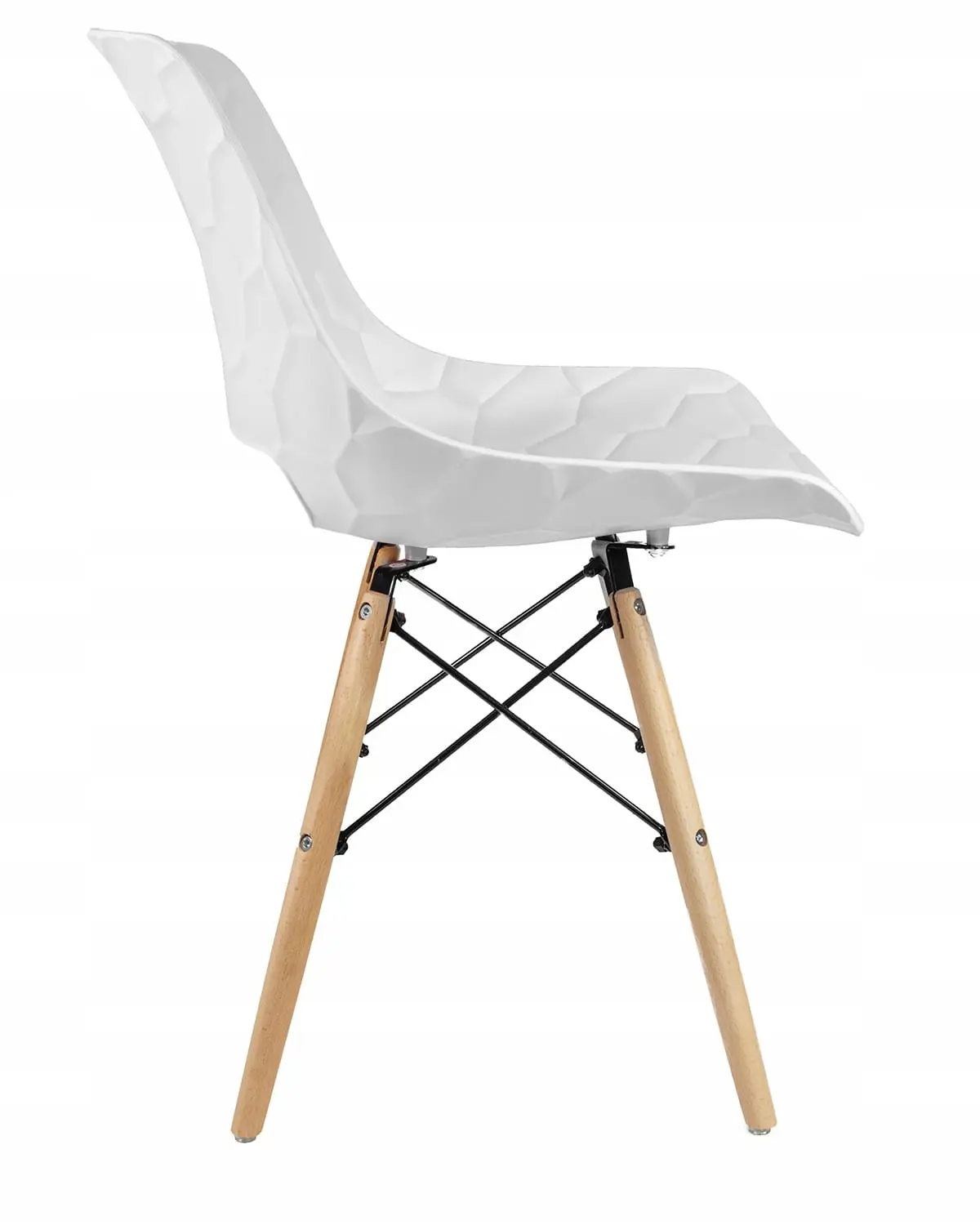 Scaun scandinav JUMI LARS (alb)