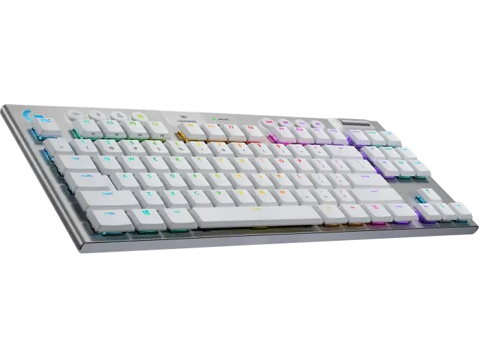 Tastatură Logitech G915 TKL, Fără fir, Alb