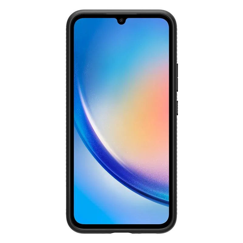 Husă Spigen Samsung A34, Liquid Air, Negru Mat