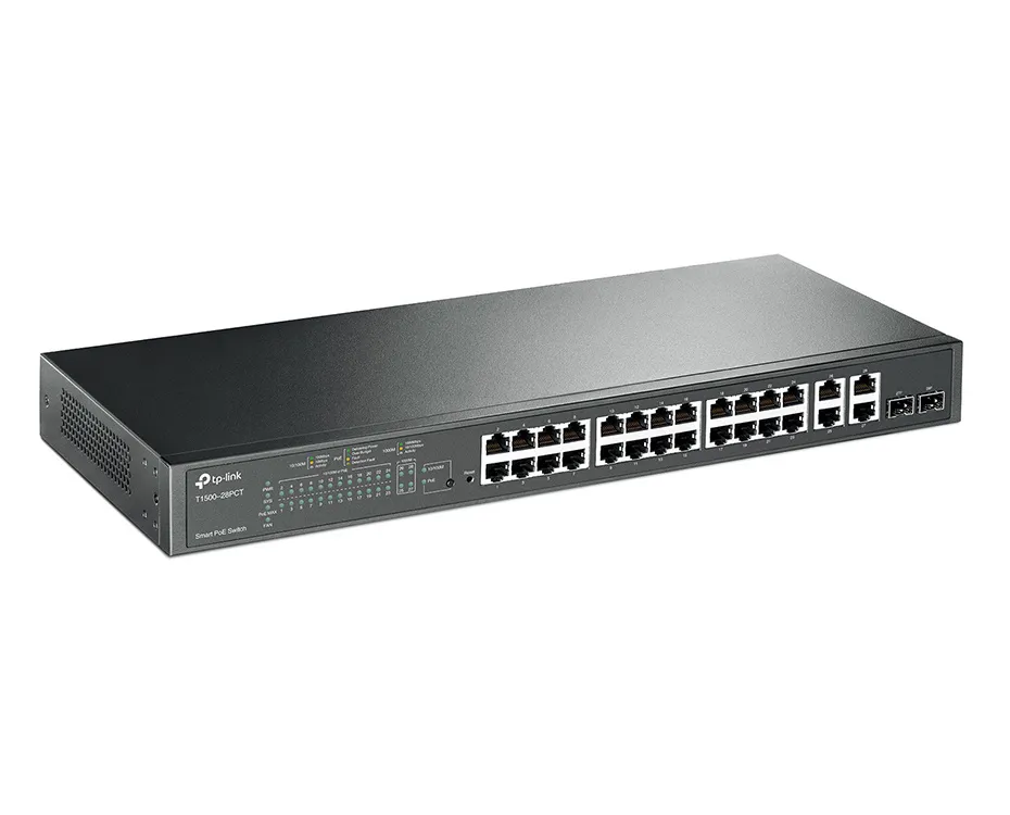 Comutator PoE TP-LINK T1500-28PCT, IEEE 802.3af/at