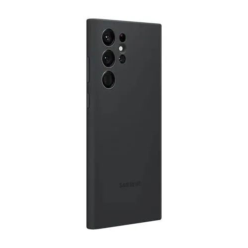 Husă Samsung Silicone Cover for Galaxy S22 Ultra, Negru