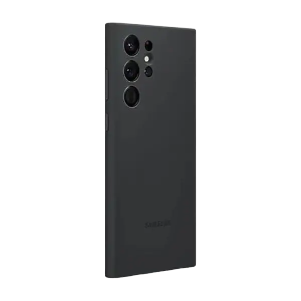 Husă Samsung Silicone Cover for Galaxy S22 Ultra, Negru