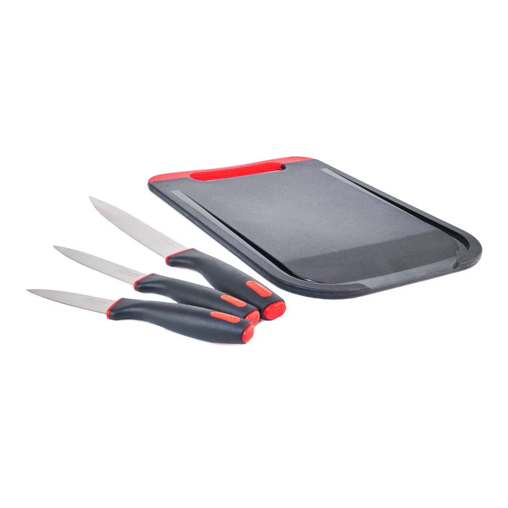 Set de Cuțite Rondell RD-1010, Negru/Rosu