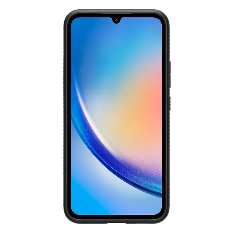 Husă Spigen Samsung A34, Liquid Air, Negru Mat