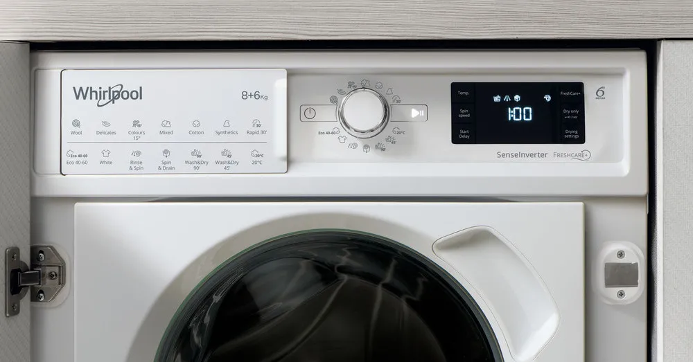 Mașină de spălat cu uscător Whirlpool BI WDWG 861484 EU, 8kg, Alb