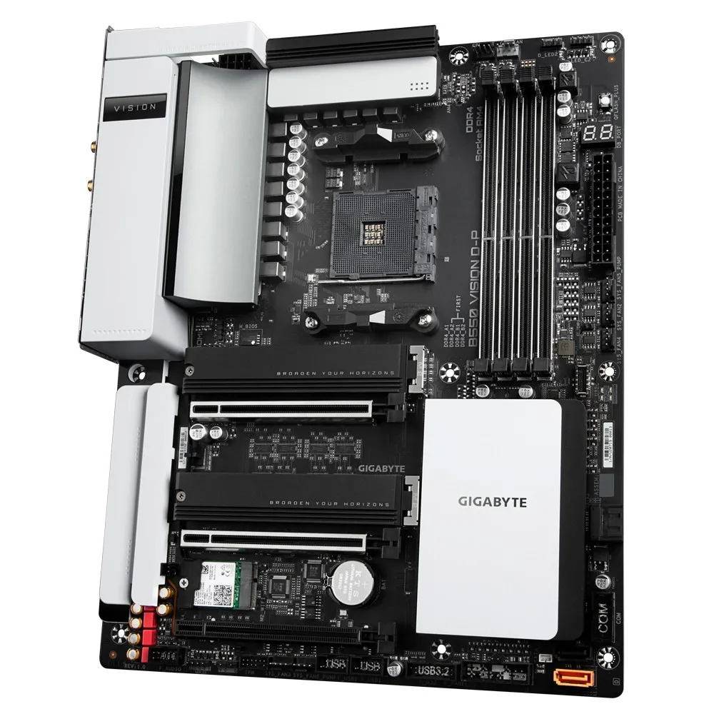 Placă de bază Gigabyte B550 VISION D-P, AM4, AMD B550, ATX