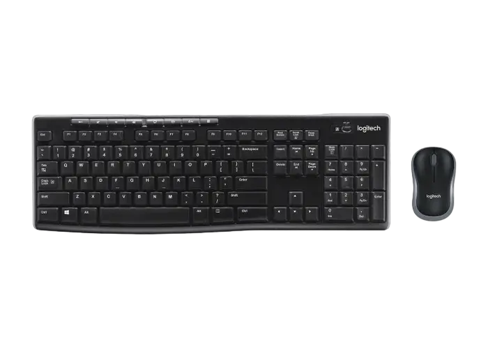 Set Tastatură + Mouse Logitech MK270, Fără fir, Negru