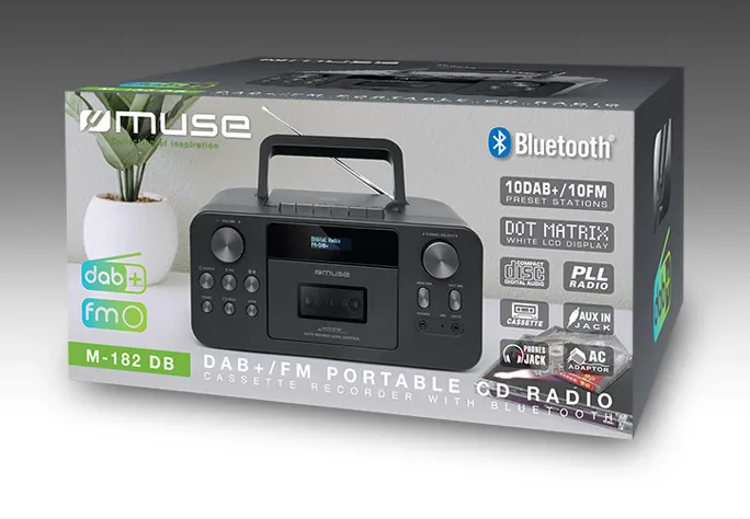 Boxă portabilă MUSE M-182 DB, Negru