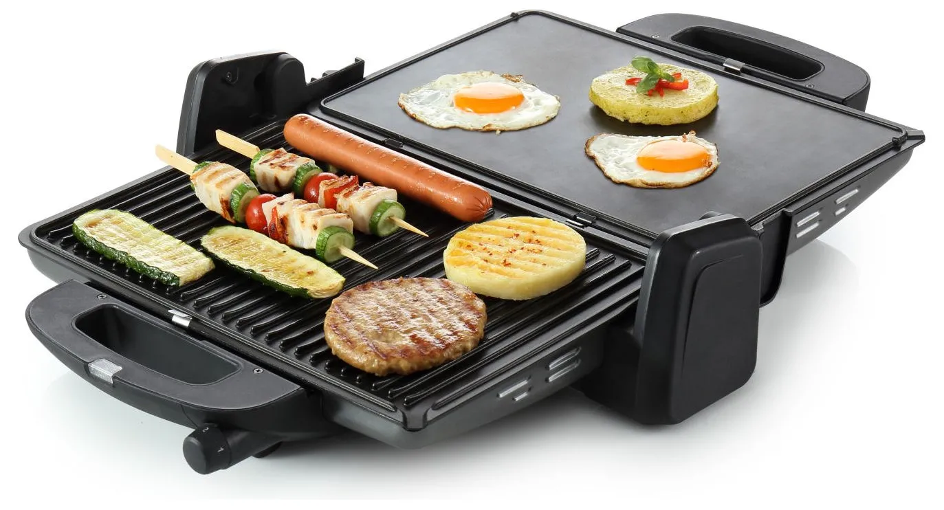 Grătar electric Gorenje CONTACT GRILL KR1800SDP, 1800W, Negru