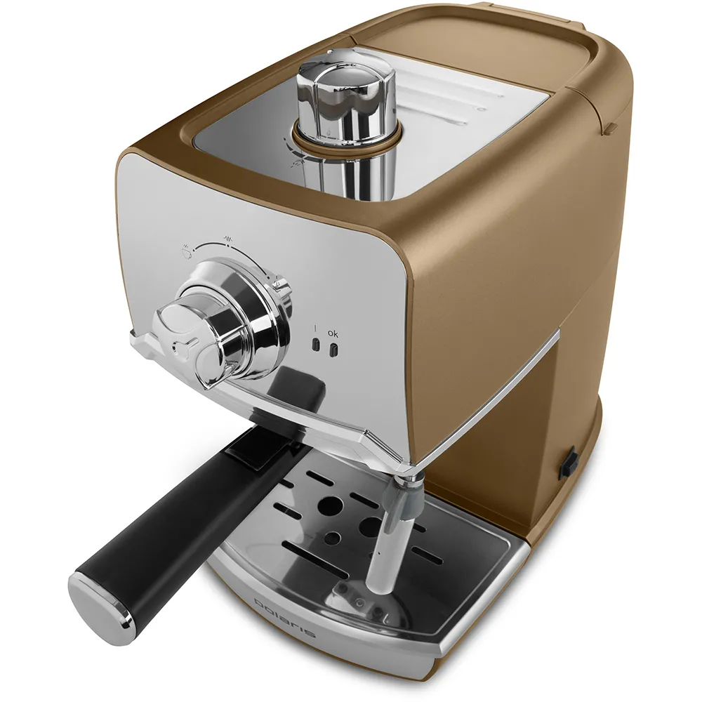 Espressor manual Polaris PCM1529E, 800W, Bej