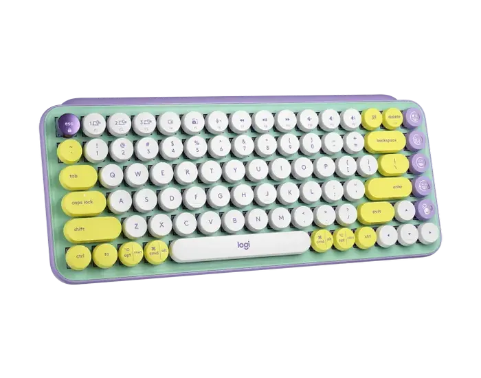 Tastatură Logitech POP Keys, Fără fir, Mentă