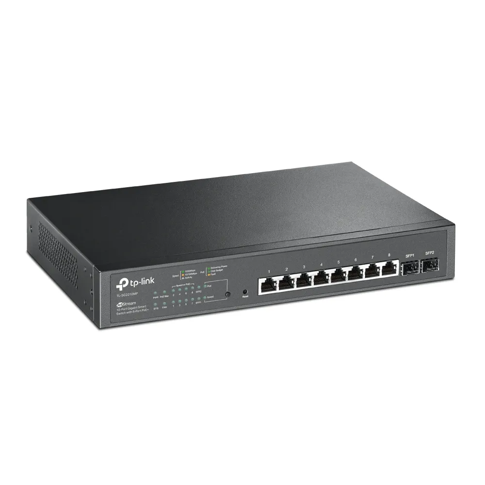 Comutator PoE TP-LINK TL-SG2210MP, 8x IEEE 802.3af/at