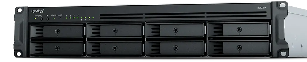 Stocare atașată la rețea SYNOLOGY RS1221RP+, Negru