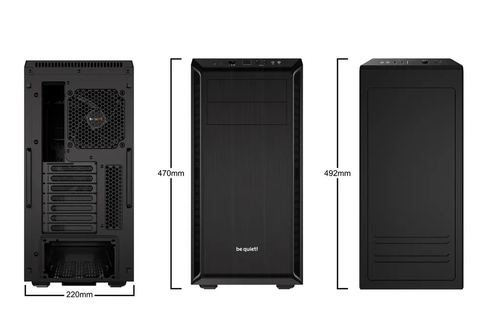 Carcasă PC be quiet! Pure Base 600, Midi-Tower, ATX PS2 , Negru