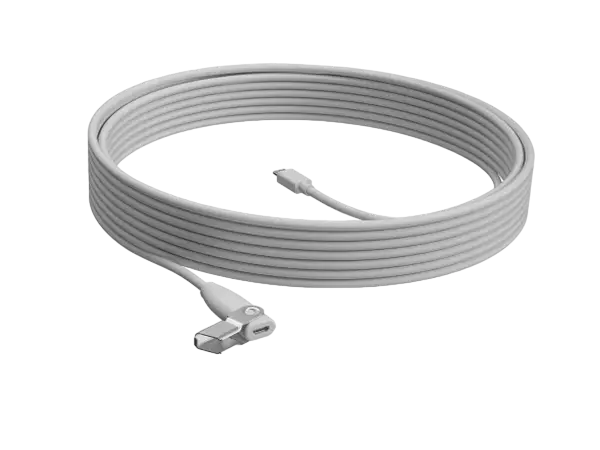 Accesorii pentru camere Logitech Rally Mic Pod Extension Cable, Alb