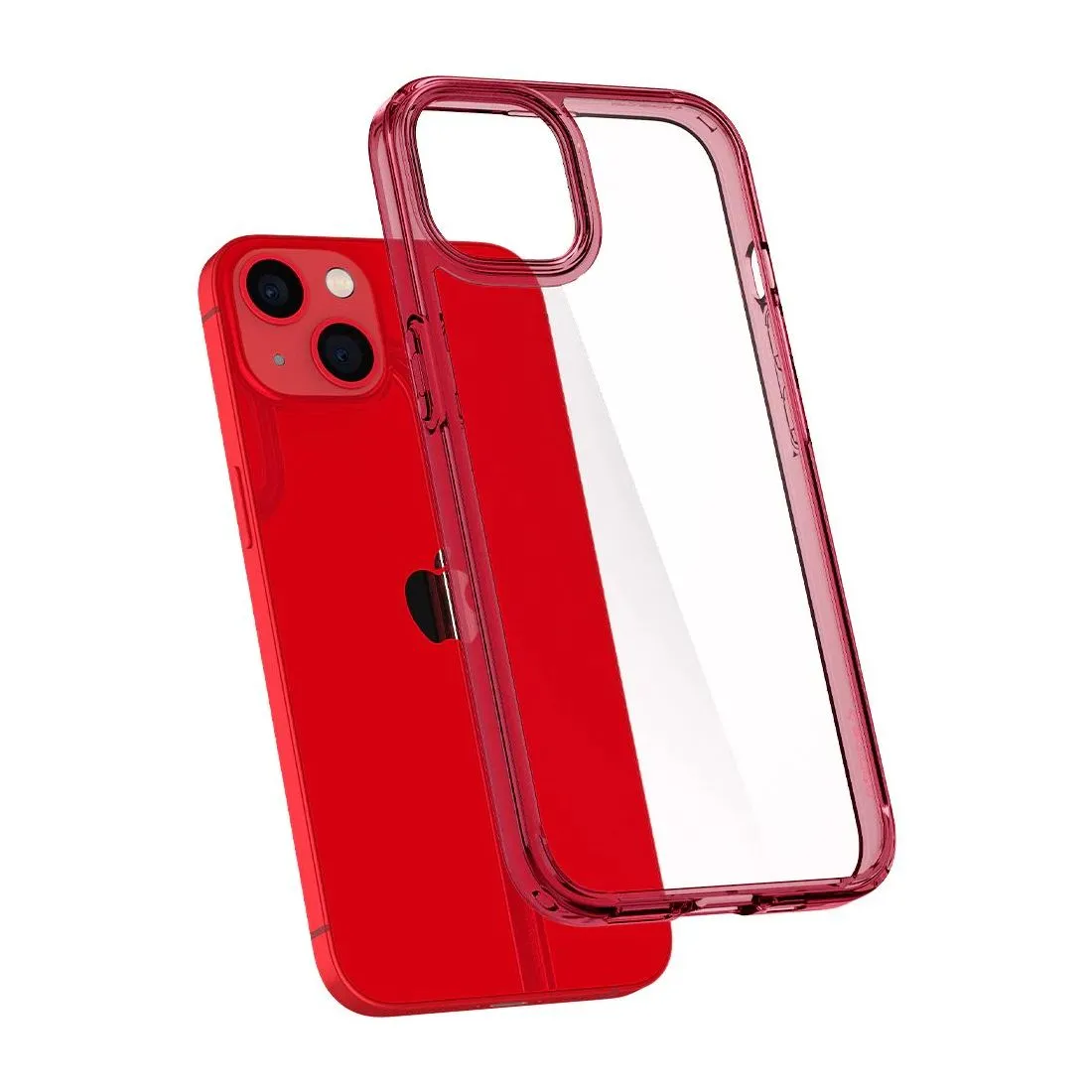 Husă Spigen iPhone 13, Ultra Hybrid, Red Crystal