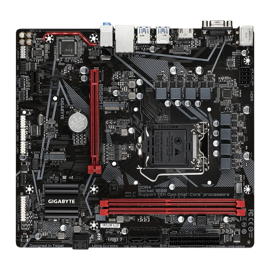 Placă de bază Gigabyte B560M H, LGA1200, Intel B560, Micro-ATX