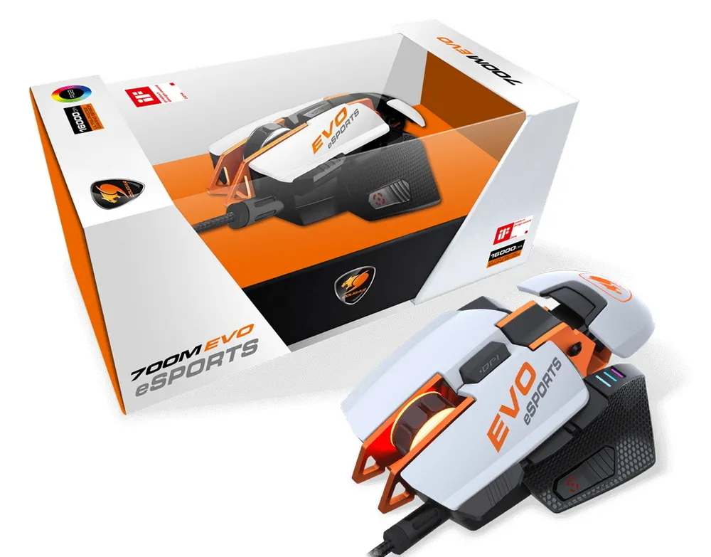 Gaming Mouse Cougar 700M EVO esports, Alb/Negru