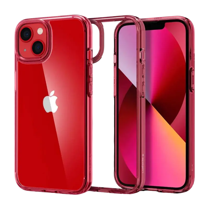 Husă Spigen iPhone 13, Ultra Hybrid, Red Crystal