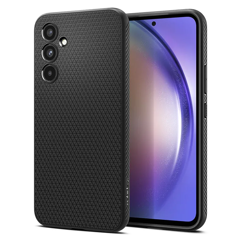 Husă Spigen Samsung A54, Liquid Air, Negru Mat