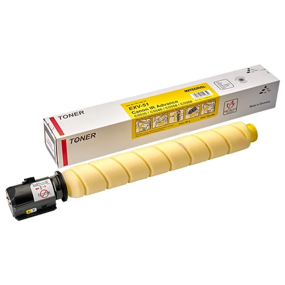 Toner Integral Compatible EXV-51, Galben