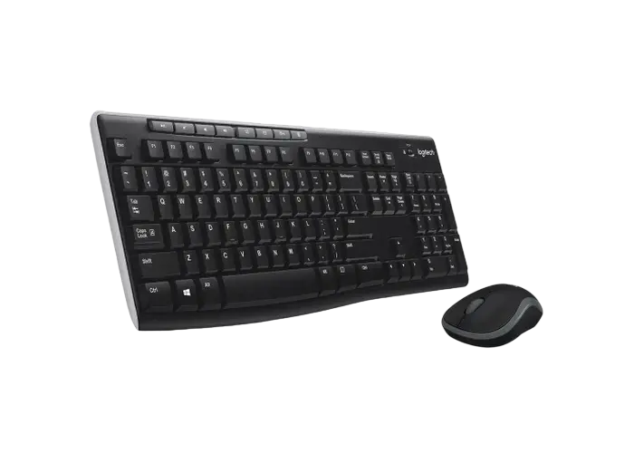 Set Tastatură + Mouse Logitech MK270, Fără fir, Negru