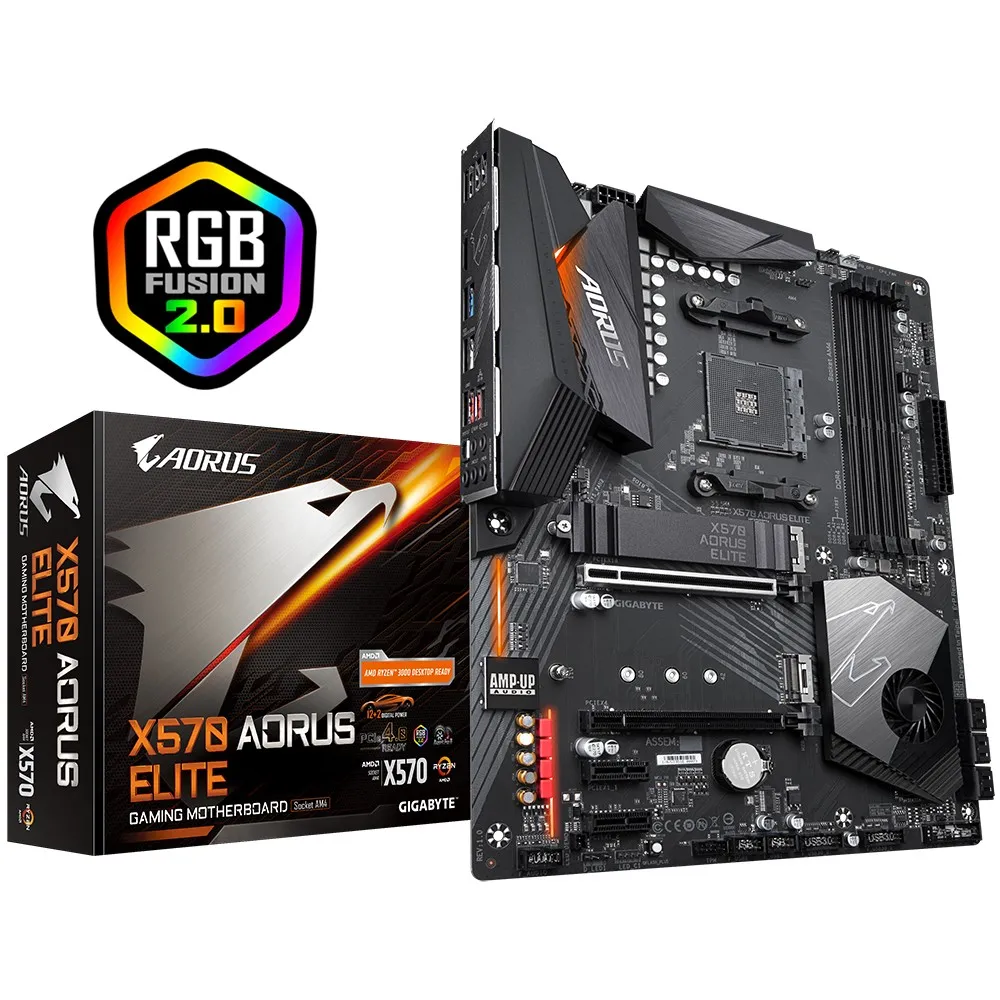 Placă de bază Gigabyte X570 AORUS ELITE, AM4, AMD X570, ATX