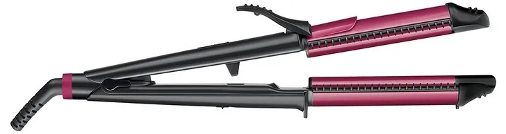 Ondulator de păr Multi-styler  Rowenta Fashion Stylist CF4512F0, Negru | Roz