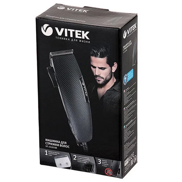 Aparat de tuns VITEK VT-2520, Negru