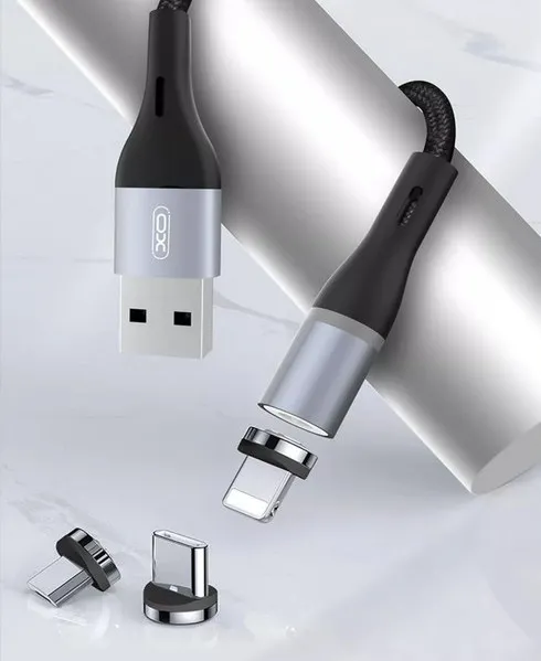 Cablu încărcare și sincronizare XO NB125, USB Type-A/Lightning, 1m, Negru