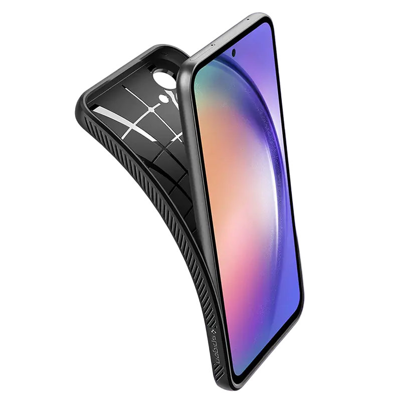 Husă Spigen Samsung A54, Liquid Air, Negru Mat