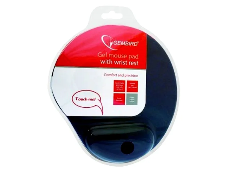 Mouse Pad Gembird MP-GEL-B, 240mm x 220mm, Albastru